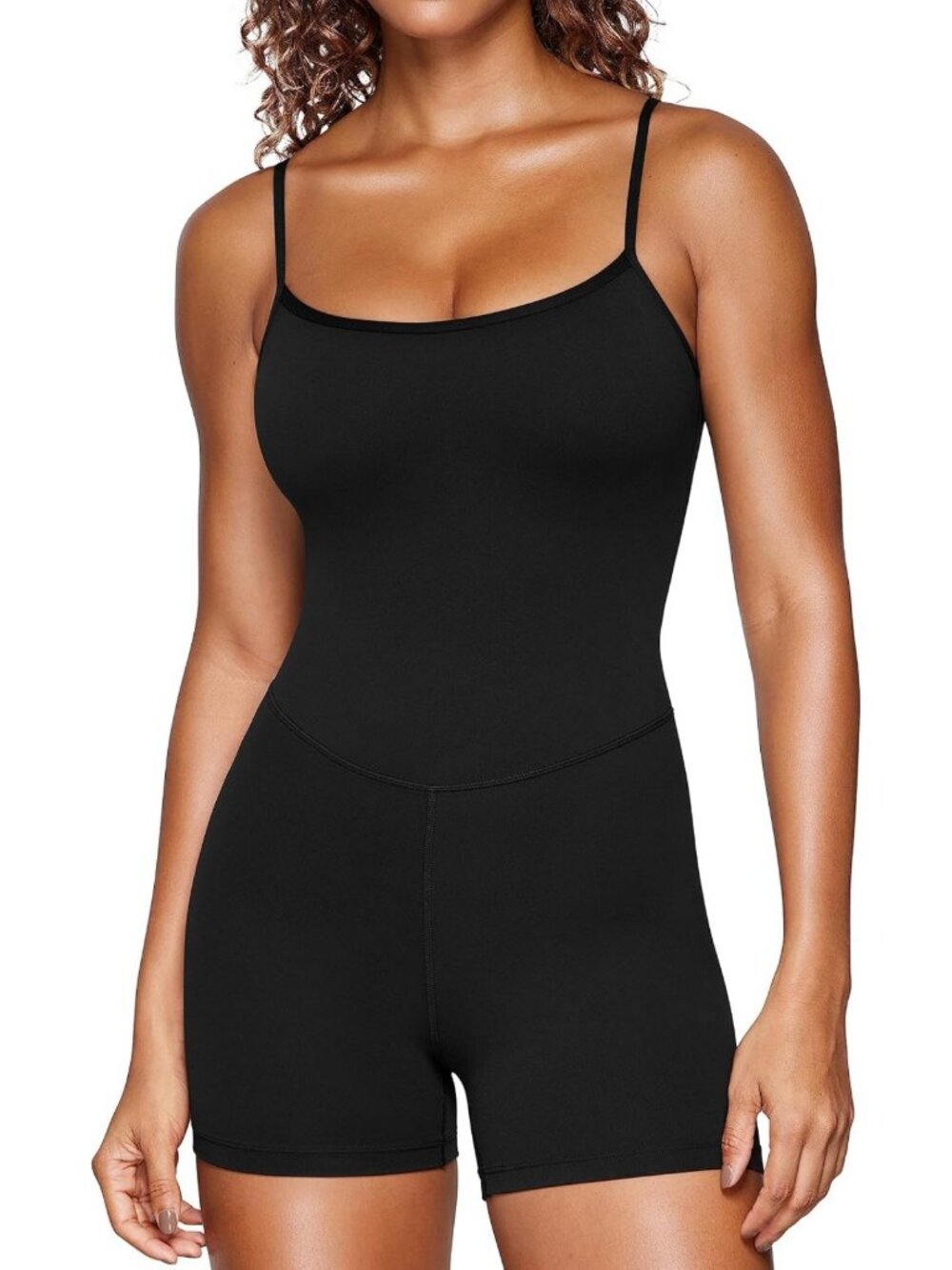 Soft Butterlue Cami Strap Romper - Stylish, Comfortable, Perfect for Summer